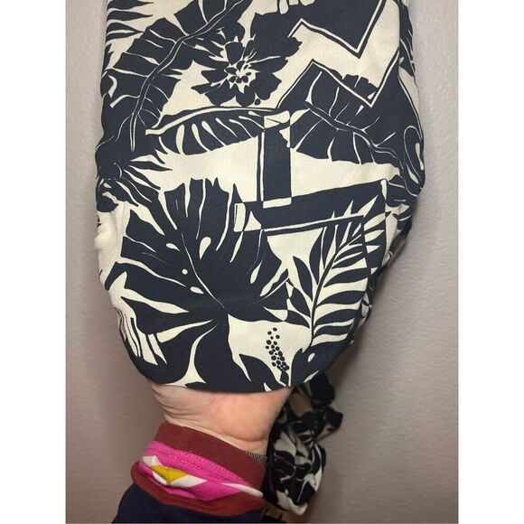 Le Superbe Black and White Floral Luau Tube Top NEW NWT - Picture 5 of 9